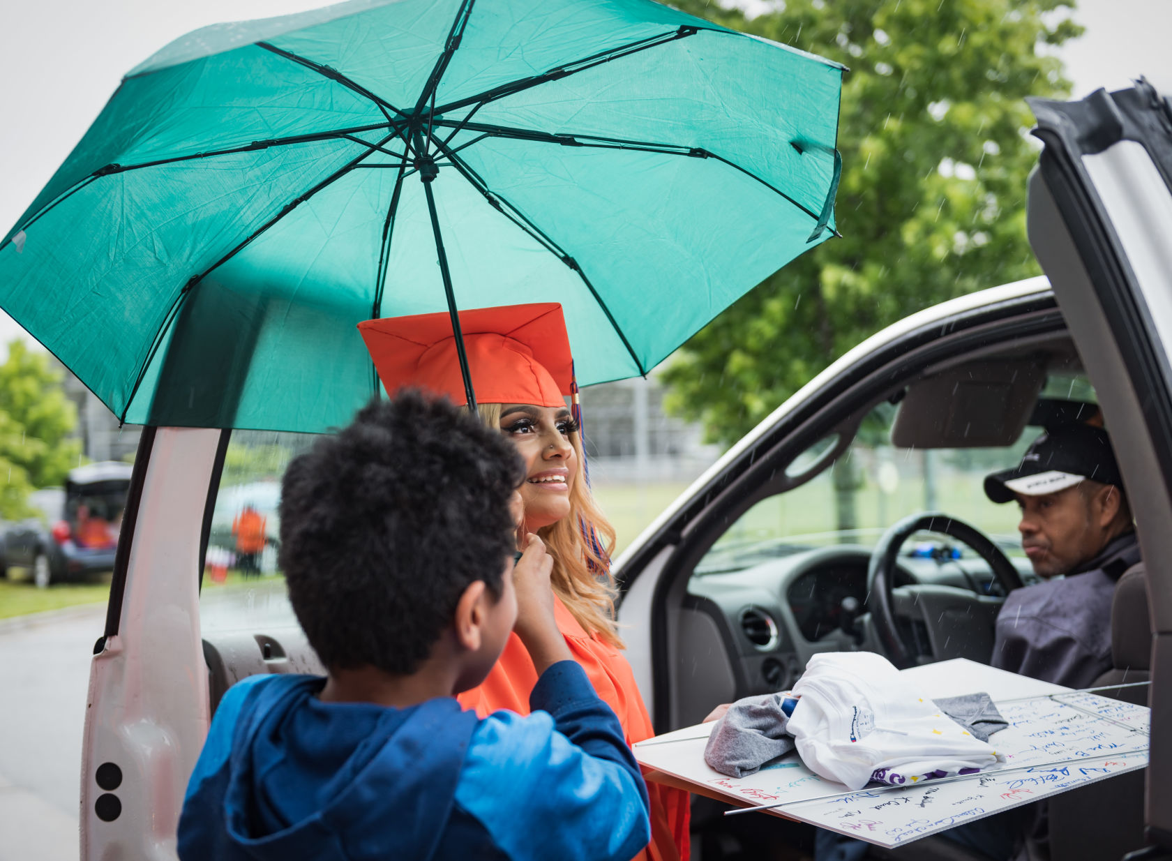 Glenn High School Drive-Thru Graduation